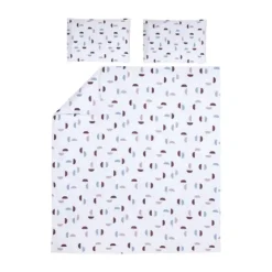 Meyco Home Dekbedovertrek Shapes Lilac 200 x 200 / 220 cm