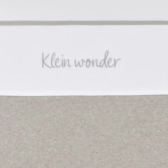 Meyco Klein Wonder Ledikantlaken - 100 x 150 cm - Greige