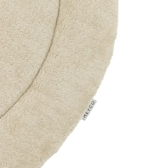 Meyco Knit Basic Boxkleed - Rond - Sand Melange