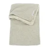 Meyco Knit Basic Fleece Ledikantdeken 100 x 150 cm Sand Melange