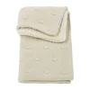 Meyco Ledikantdeken Knots Teddy - 100 x 150 cm - Soft Sand