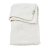 Meyco Ledikantdeken Knots Teddy - 100 x 150 cm - Offwhite