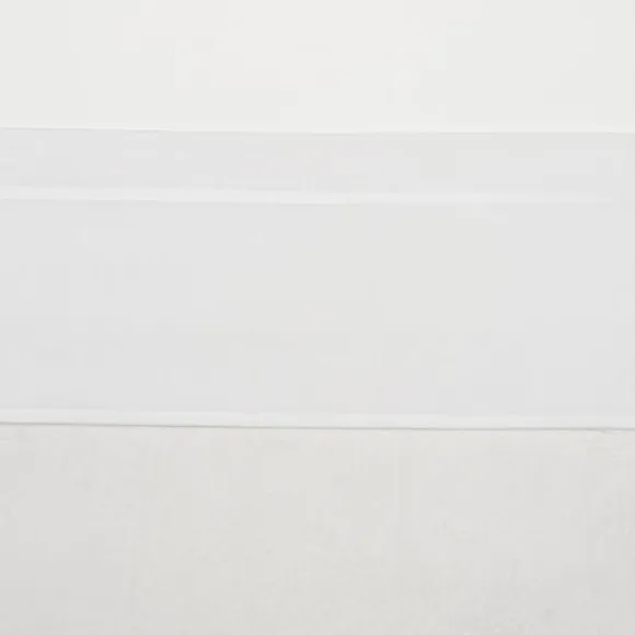 Meyco Ledikantlaken Wit Met Bies Wit 100 x 150 cm