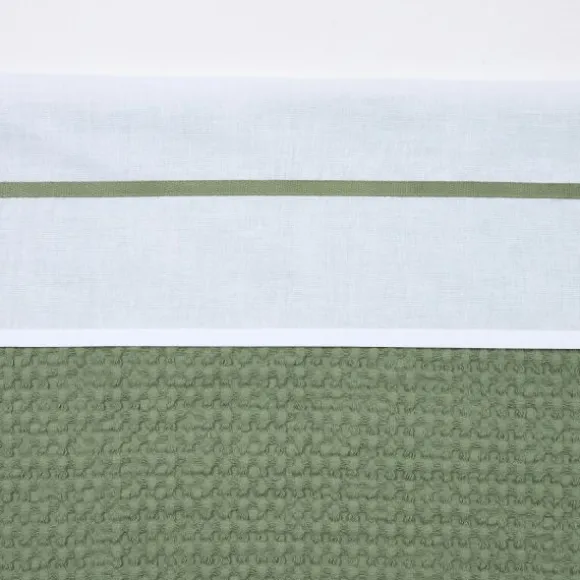 Meyco Ledikantlaken Wit Met Bies Wit 100 x 150 cm