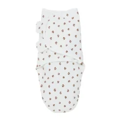 Meyco Mini Panther Swaddle Inbakerdoek - 0-3 Mnd - Soft Pink