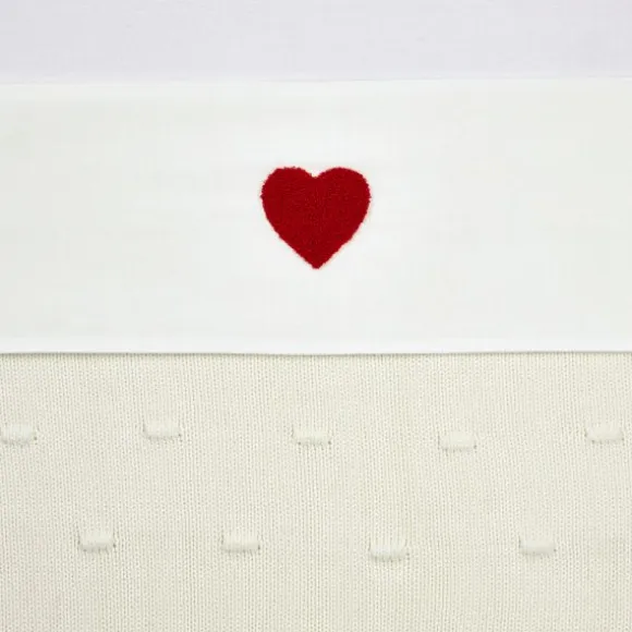 Meyco Sweet Heart Ledikantlaken - 100 x 150 cm - Red
