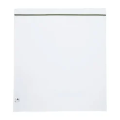 Meyco Wieglaken Wit Met Bies Grijs 75 x 100 cm
