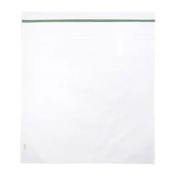 Meyco Wieglaken Wit Met Bies Grijs 75 x 100 cm