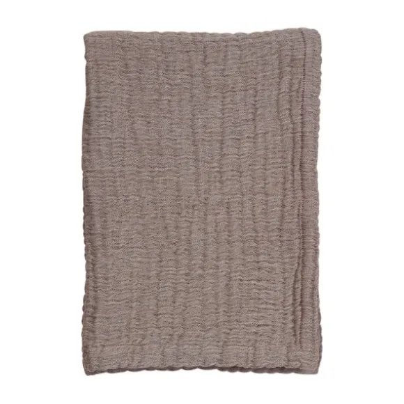 Mies & Co Mousseline Wiegdeken Soft Dark Brown 75 x 100 cm