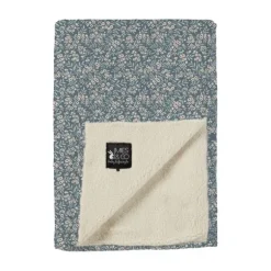 Mies & Co Soft Vintage Flower Wiegdeken Blue 70 x 100 cm