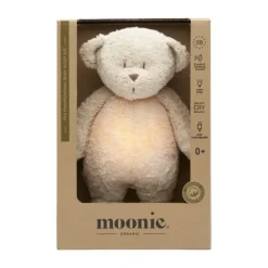 Moonie The Humming Bear Slaapknuffel - Cappuccino