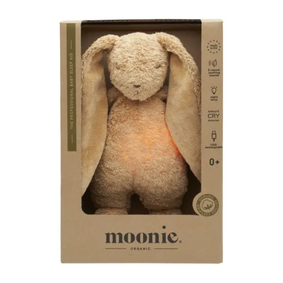 Moonie The Humming Bunny Slaapknuffel - Polar