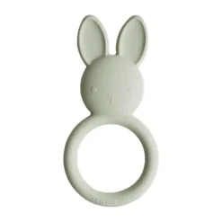 Mushie Bunny Bijtring Sage