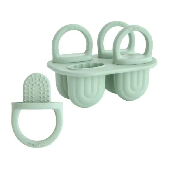 Mushie Ice Pop Tray - Cambridge Blue