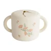Mushie Snack Cup - Pink Flowers