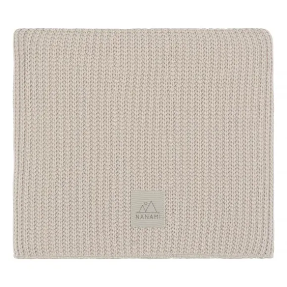 Nanami Babydeken Rib Knit Double - Beige - 75 x 100 cm