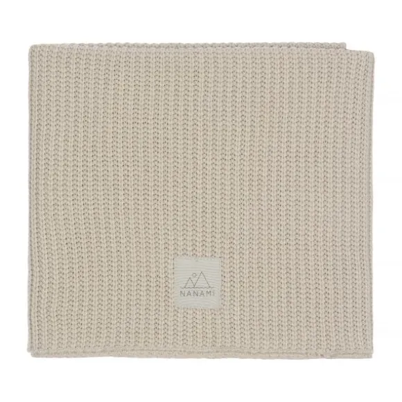 Nanami Baby Deken Rib Knit - 75 x 100 cm - Beige