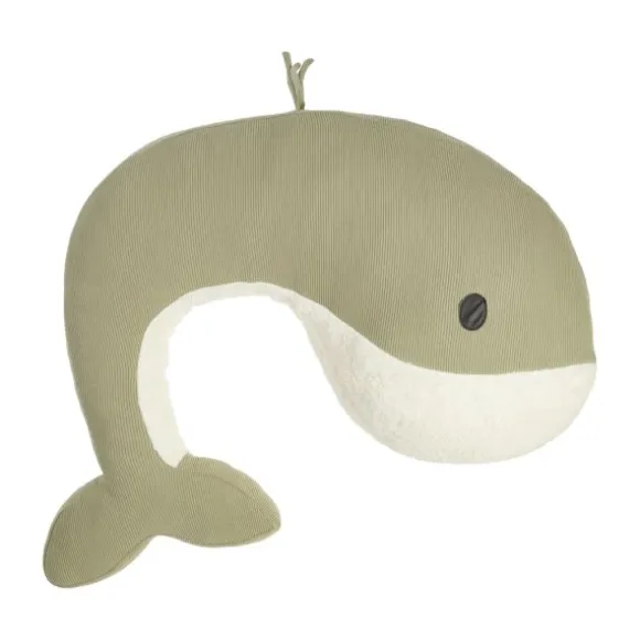 Nanami Groot Voedingskussen - Whale Momo - Eucalyptus