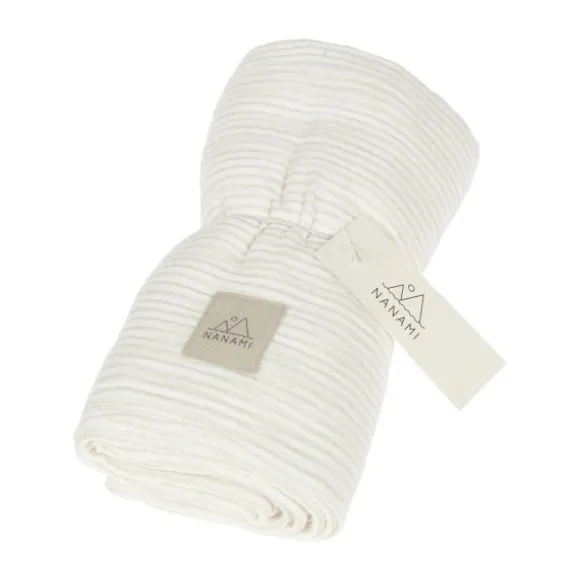 Nanami Swaddle - Stripe - 100 x 135 cm - Dark Sand