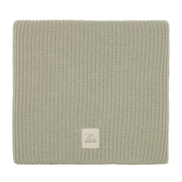 Nanami Wiegdeken - Rib Knit Double - Eucalyptus - 75x100 cm