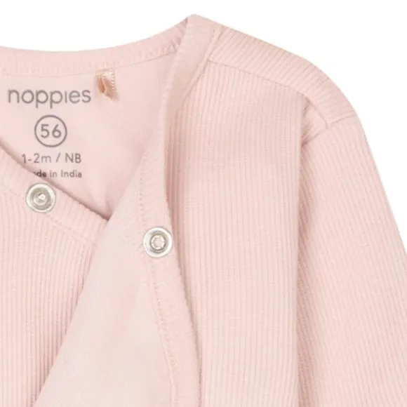 Noppies Narellan Lange Mouwen Romper - Rose Smoke - Mt. 62