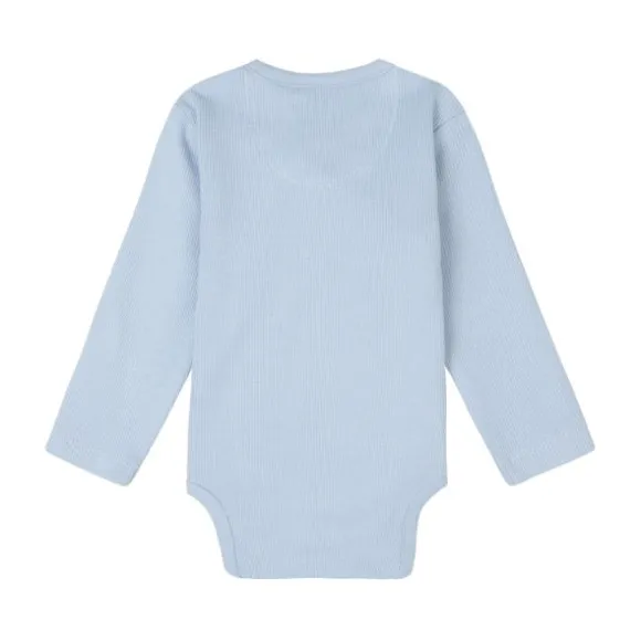 Noppies Narellan Lange Mouwen Romper - Blue Fog - Mt. 44