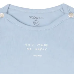 Noppies Neisse Lange Mouwen T-shirt - Blue Fog - Mt. 44