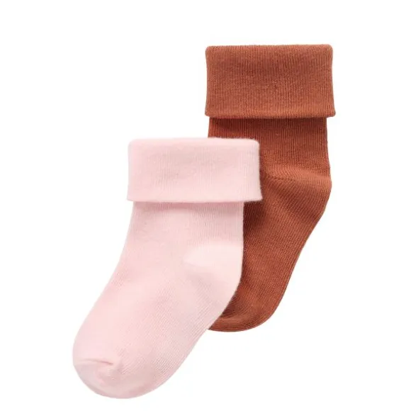 Noppies Newstead Sokjes 2 Pack - Rose Smoke - 3-6 Mnd
