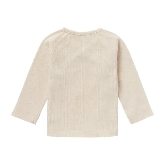 Noppies Rib Nanyuki Shirt Taupe Melange Mt. 50