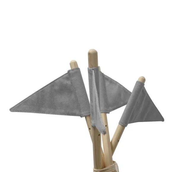 Overseas Canvas With Flags Tipi – Anthracite