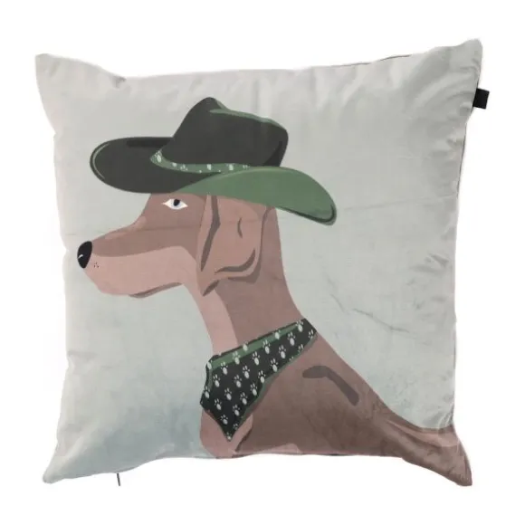 Overseas Kussen Bob - 45x45 cm - Soft Green