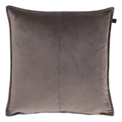 Overseas Middlestitch Kussen - 60 x 60 cm– Velours – Beige