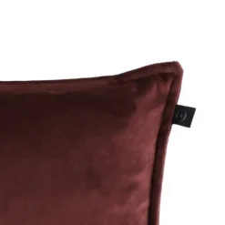 Overseas Middlestitch Kussen - 60 x 60 cm– Velours – Beige