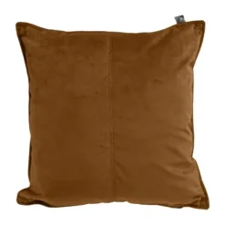 Overseas Middlestitch Velours Kussen Olive 45 x 45 cm