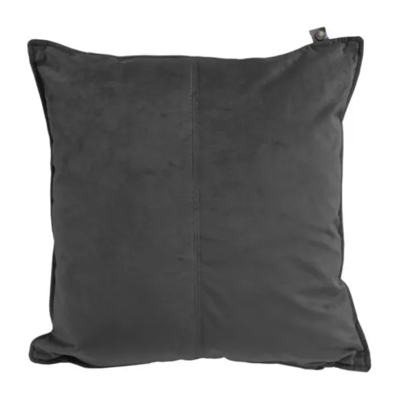Overseas Middlestitch Velours Kussen Olive 45 x 45 cm