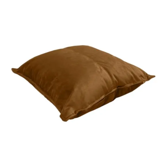 Overseas Middlestitch Velours Kussen Olive 45 x 45 cm