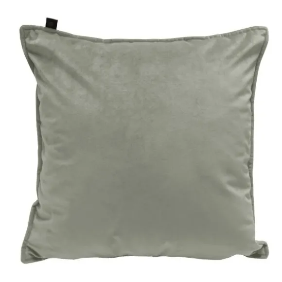 Overseas Middlestitch Velours Kussen Olive 45 x 45 cm