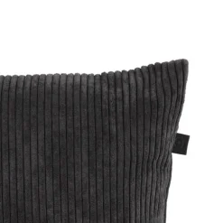 Overseas Rib Kussen - 45 x 45 cm - Smoke