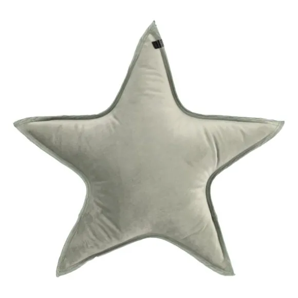 Overseas Star Kussen – Velours – Beige