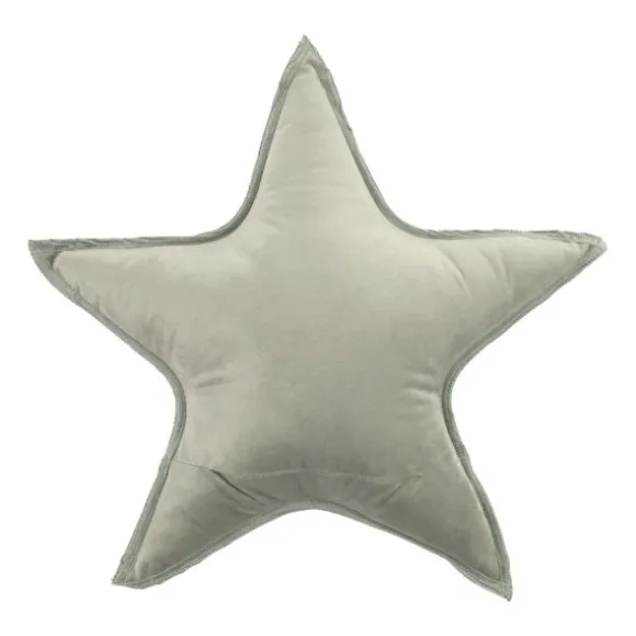 Overseas Star Kussen – Velours – Beige