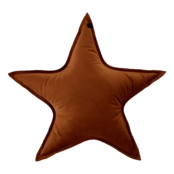 Overseas Star Kussen – Velours – Beige