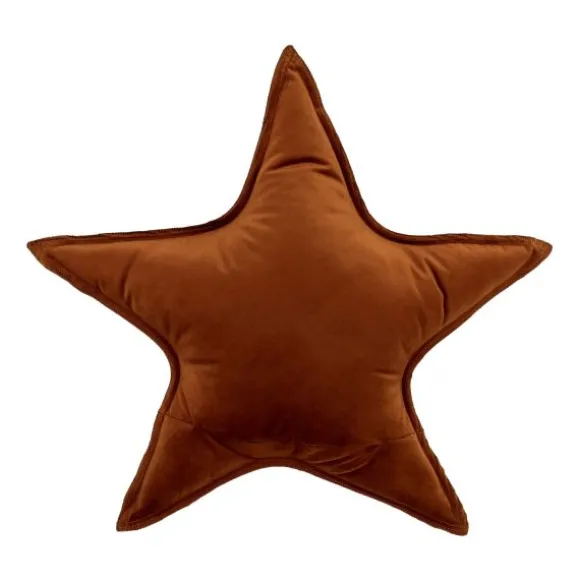 Overseas Star Kussen – Velours – Beige