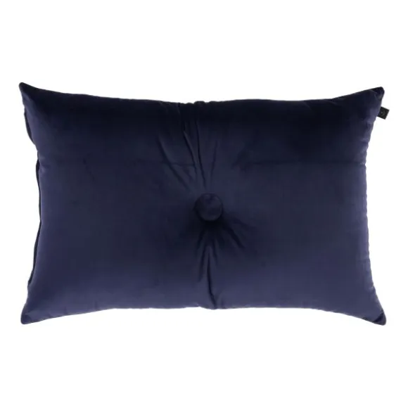 Overseas Velours Button Kussen - Rose Dust