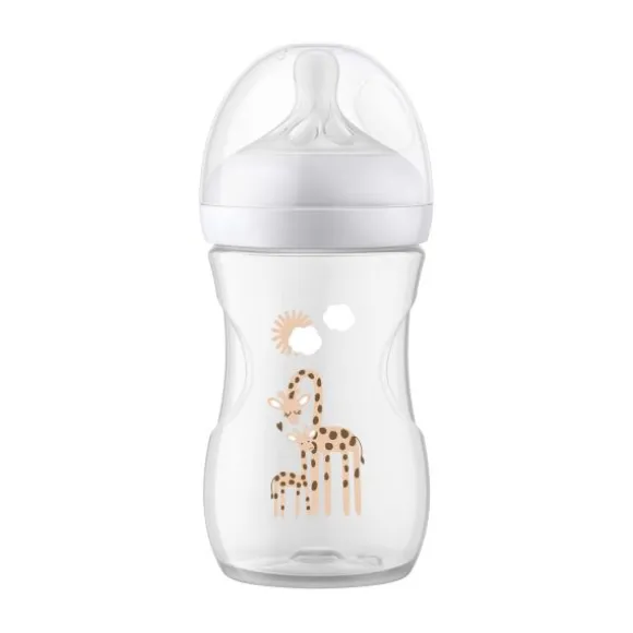 Philips Avent Natural Fles - 260 ml - Giraffe