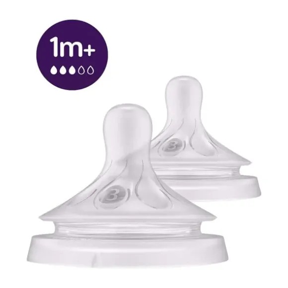 Philips Avent Natural Flesspeen - 1+ Mnd - T3