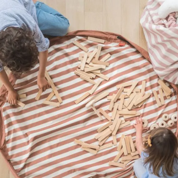 Play & Go Stripes Speelzak Brown