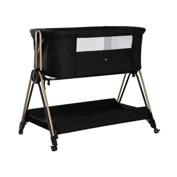 Puck Claire Co-Sleeper - Zwart / Goud
