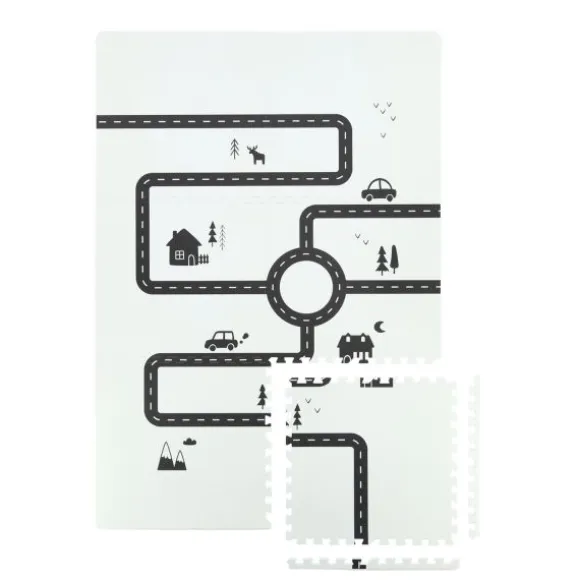 Puck Playmat Road - Sandy Blue
