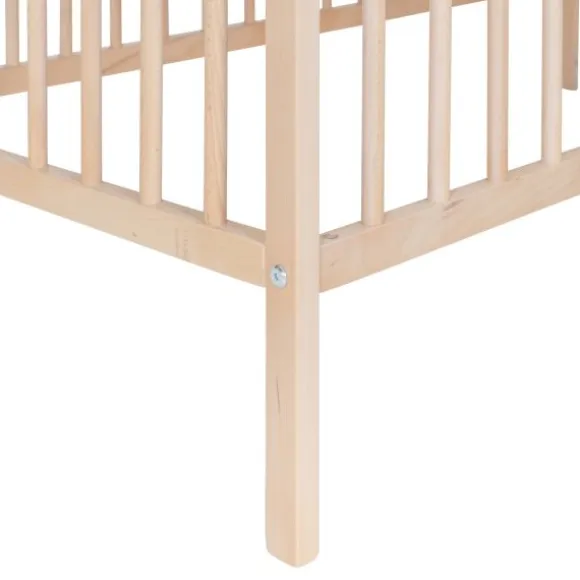 Puck Raw Babybed Beuken Natural 60 x 120 cm