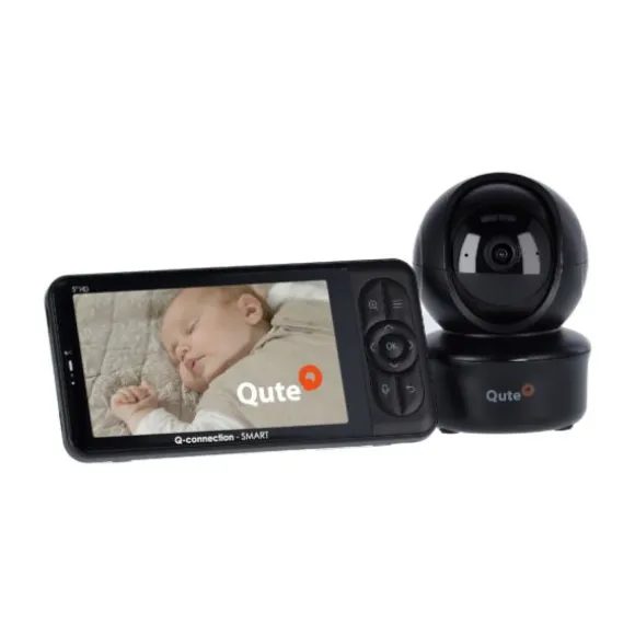 Qute Beeldbabyfoon Q-Connection Smart WIFI 2-IN-1 5HD - Zand